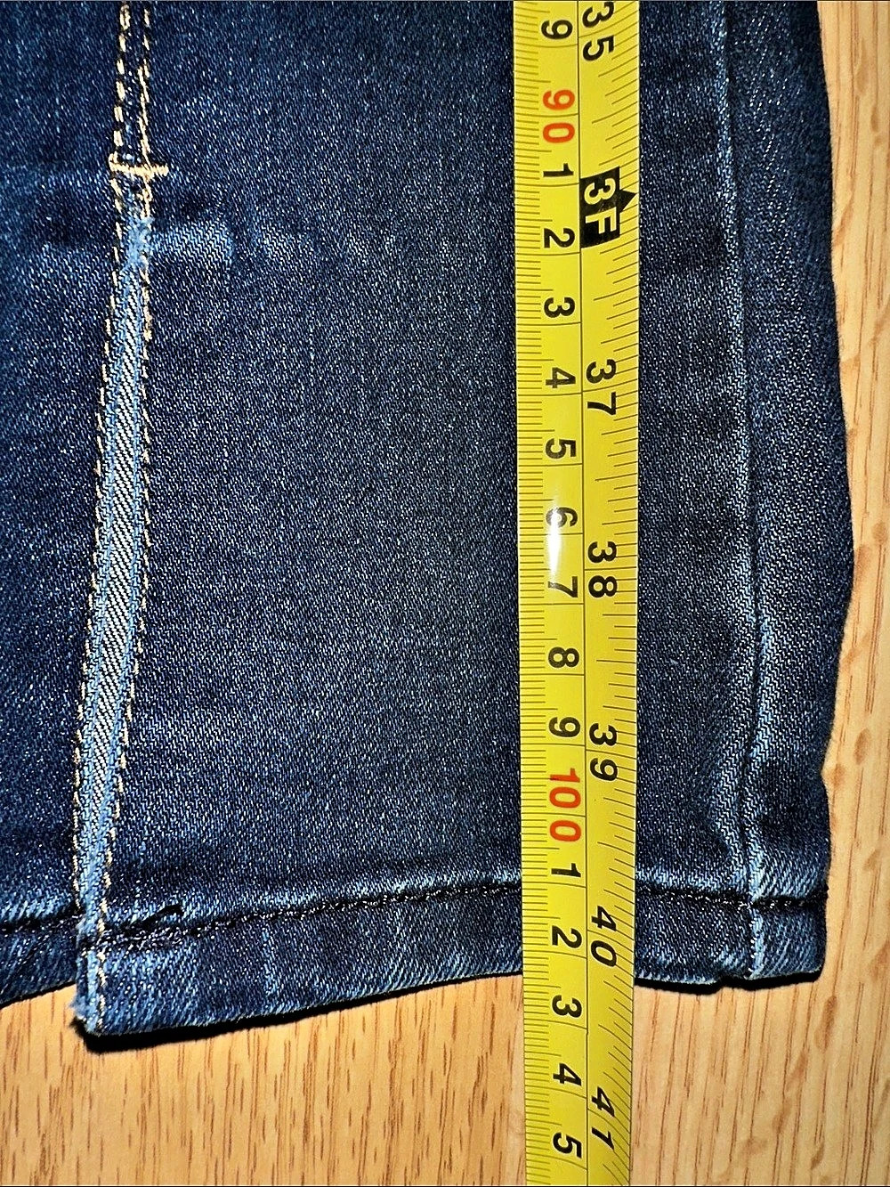 Women’s Democracy Seamed Bootcut Denim Jeans with Slit at Front Hems - Size 8 - Picture 12 of 12